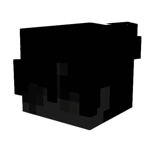 DonPiyo00 Minecraft avatar head, 3D render