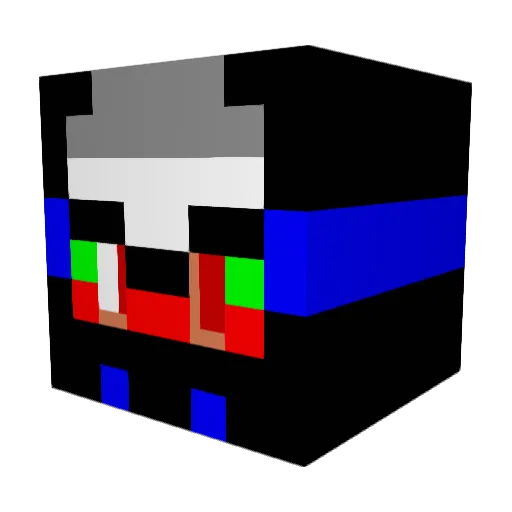 DonPtedelli Minecraft avatar head, 3D render