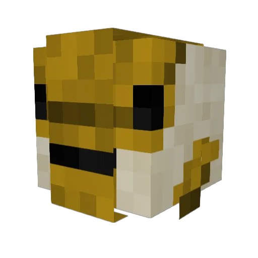 DonRomualdo Minecraft avatar head, 3D render