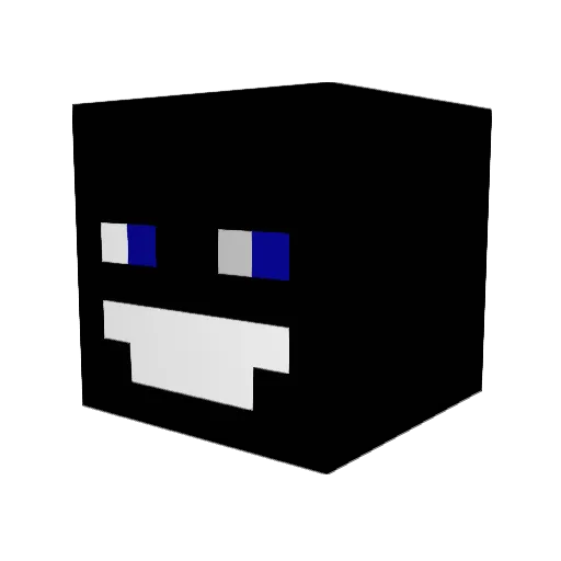 DonRyszard Minecraft avatar head, 3D render