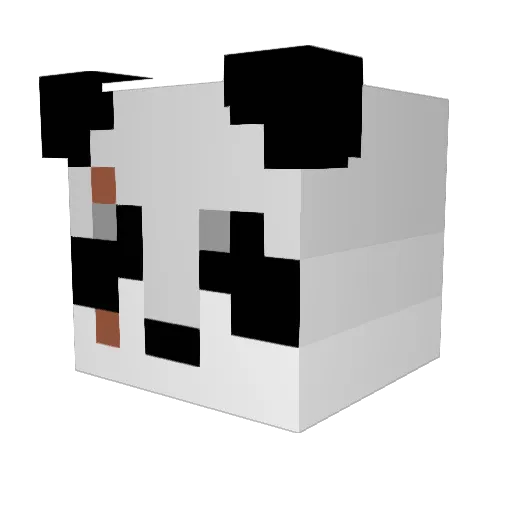 DonTapzX Minecraft avatar head, 3D render