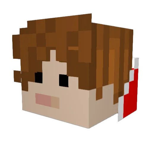 DonTheodore Minecraft avatar head, 3D render