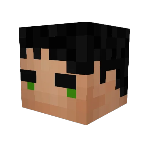 DonThisGuy Minecraft avatar head, 3D render