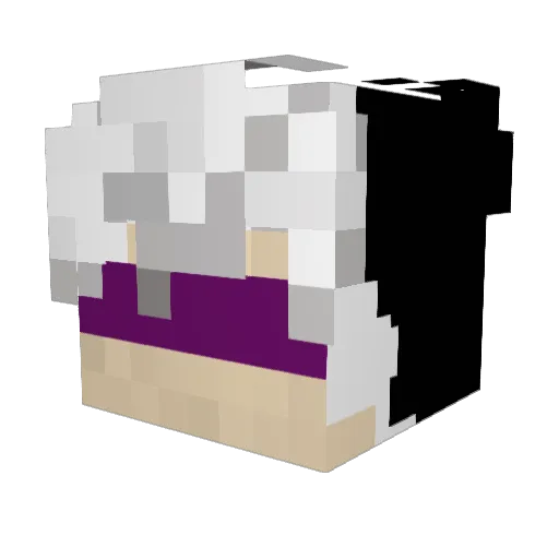 DonTiiCapone Minecraft avatar head, 3D render