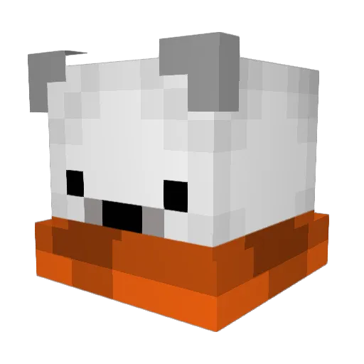 DonTwix Minecraft avatar head, 3D render