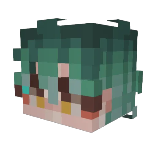 Don_Anthony1 Minecraft avatar head, 3D render