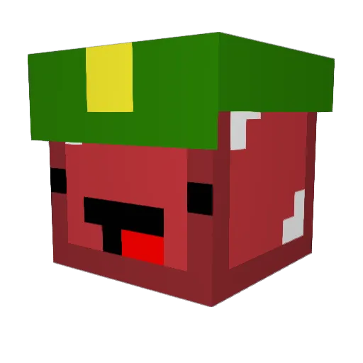 Don_Biza Minecraft avatar head, 3D render