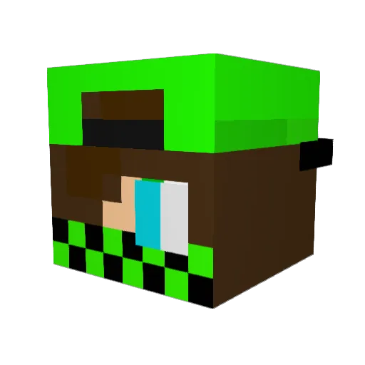 Don_Gamer_Boss Minecraft avatar head, 3D render