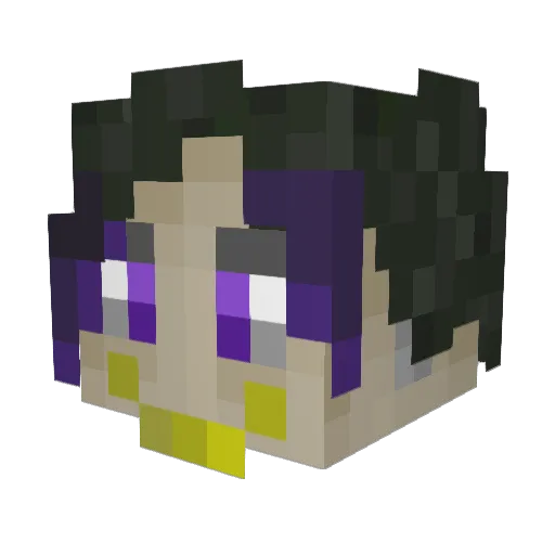 Don_Lor3nz0 Minecraft avatar head, 3D render