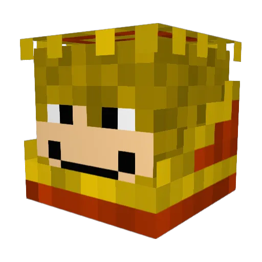 Don_Peco Minecraft avatar head, 3D render