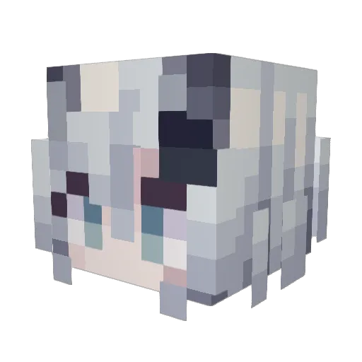 Don_Qui_xote_ Minecraft avatar head, 3D render