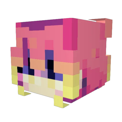 Don_mox Minecraft avatar head, 3D render