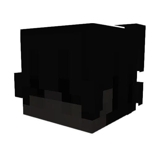 DonaCida Minecraft avatar head, 3D render