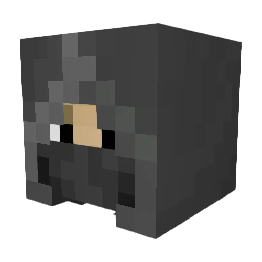 Donald0213 Minecraft avatar head, 3D render