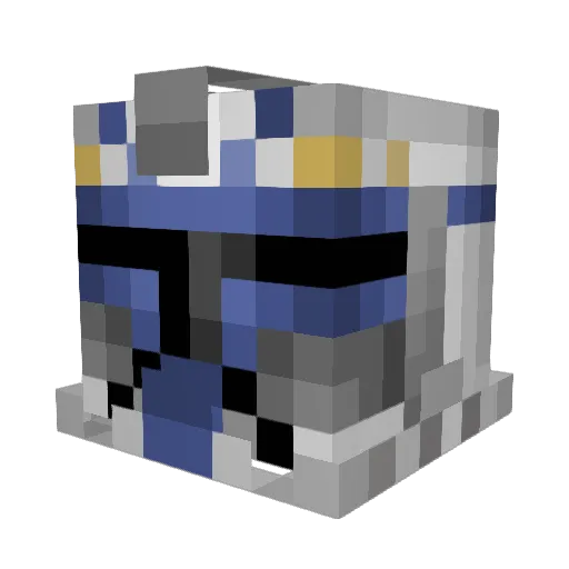 Donald028 Minecraft avatar head, 3D render