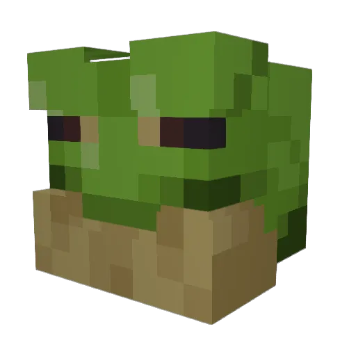 DonaldKrampf Minecraft avatar head, 3D render