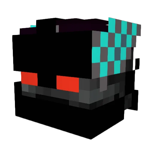 Donasco Minecraft avatar head, 3D render