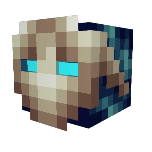 Donavyn8 Minecraft avatar head, 3D render