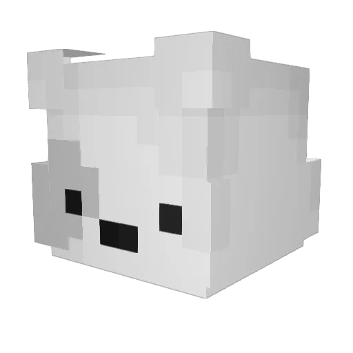 DonderweerPit Minecraft avatar head, 3D render