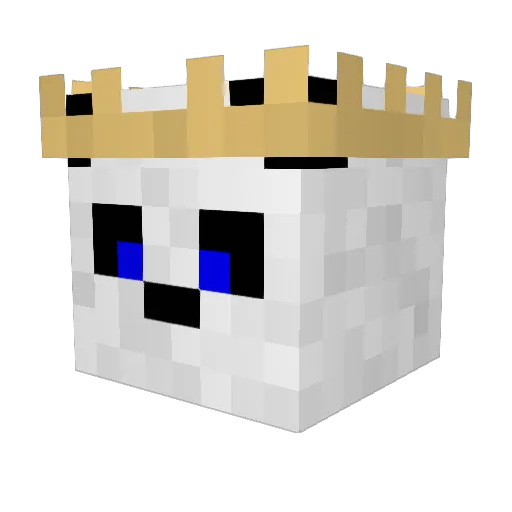 DondoChino Minecraft avatar head, 3D render