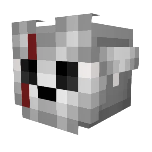 DoneBetter Minecraft avatar head, 3D render