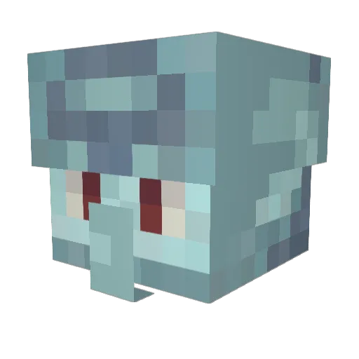 DoneDirtyDav3 Minecraft avatar head, 3D render