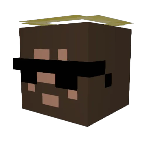 Donegal0911709 Minecraft avatar head, 3D render