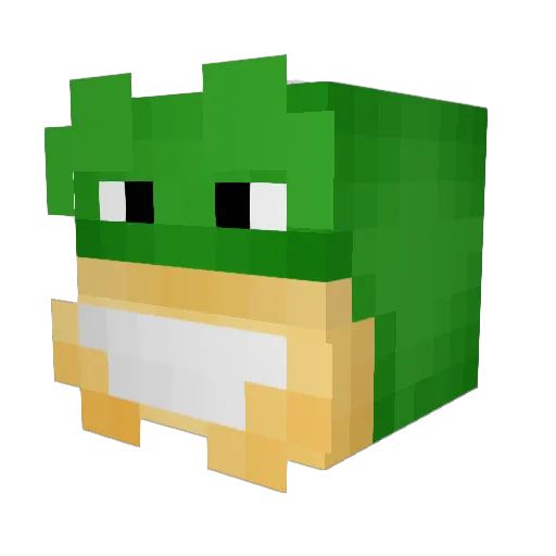 Donevoy Minecraft avatar head, 3D render