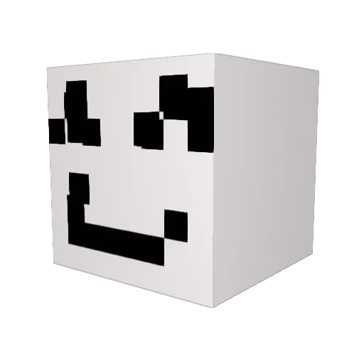 Dong234 Minecraft avatar head, 3D render