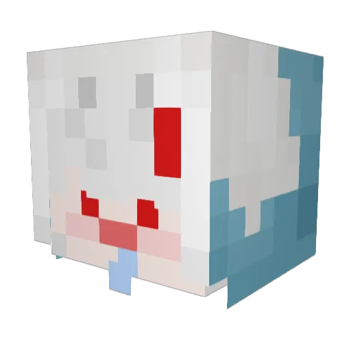 DongDaL1 Minecraft avatar head, 3D render