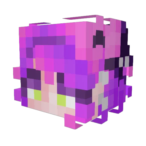 DongDongHy Minecraft avatar head, 3D render