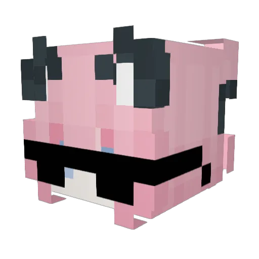 DongGa0312 Minecraft avatar head, 3D render