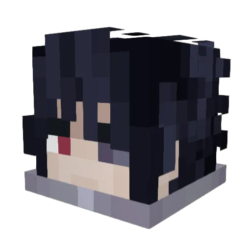 DongKae01 Minecraft avatar head, 3D render