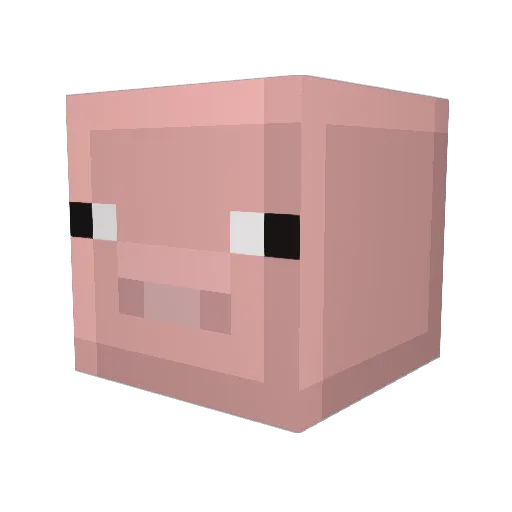 DongStone Minecraft avatar head, 3D render