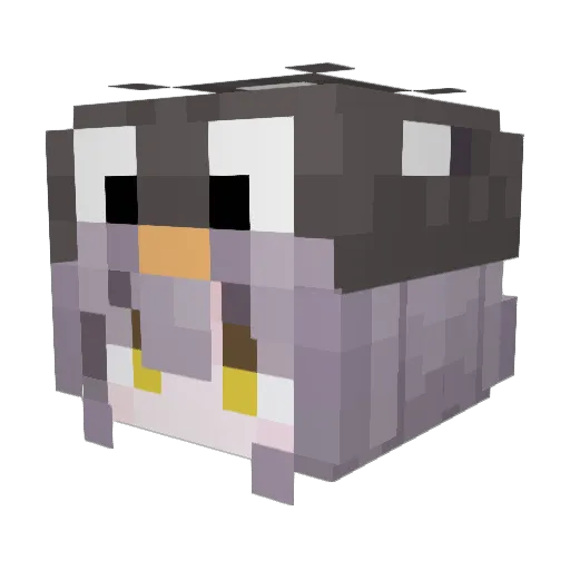 DongZAI0 Minecraft avatar head, 3D render