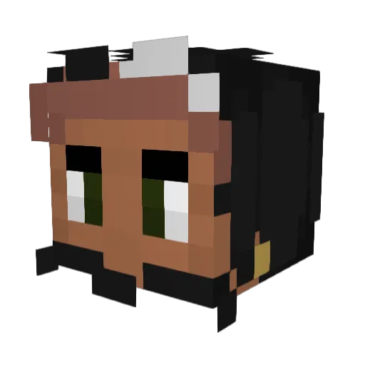 Dong_2102 Minecraft avatar head, 3D render