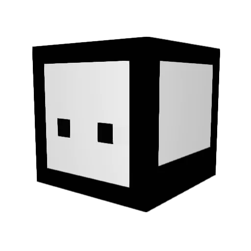 Dong_uncle Minecraft avatar head, 3D render