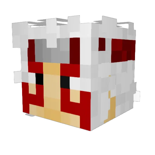 Dongles_MD Minecraft avatar head, 3D render
