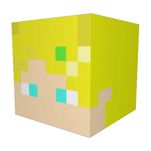 Doni_YOUTUBE Minecraft avatar head, 3D render