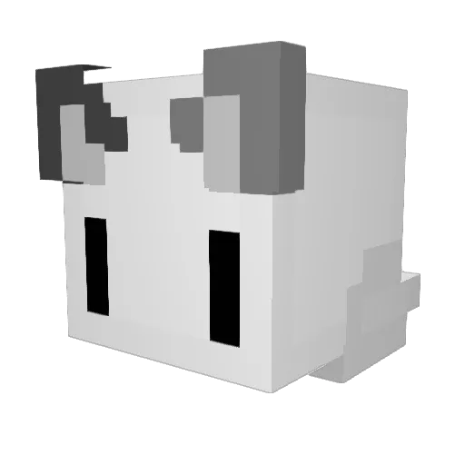 Donier87 Minecraft avatar head, 3D render