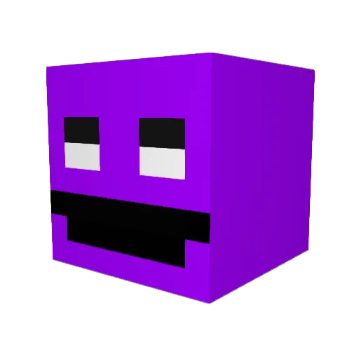 Doniu1984 Minecraft avatar head, 3D render