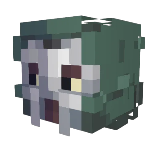 Donk_Jong Minecraft avatar head, 3D render