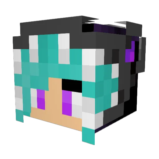 Donk_Kong_ Minecraft avatar head, 3D render