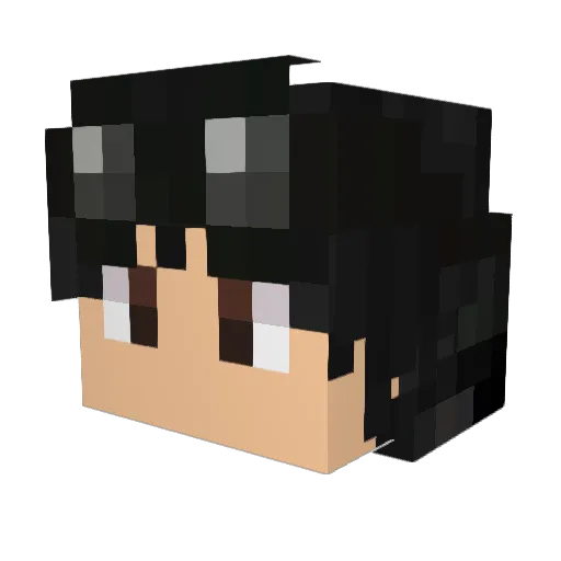 DonkeyDeer Minecraft avatar head, 3D render