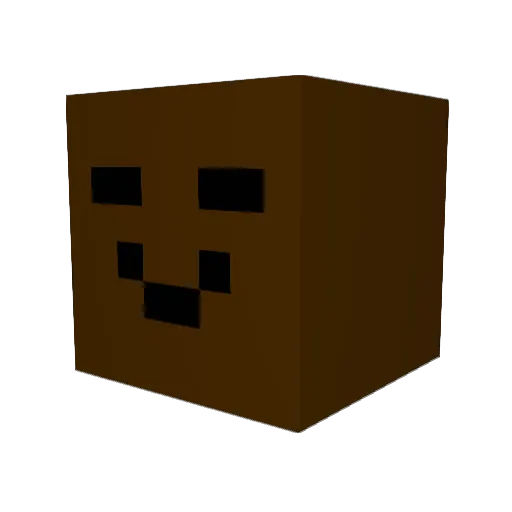 Donkeyismyname Minecraft avatar head, 3D render