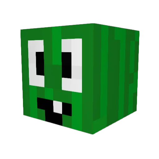 Donkeythekong Minecraft avatar head, 3D render