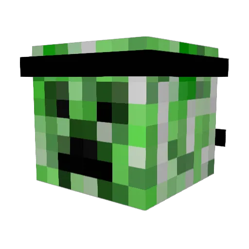 Donkus1 Minecraft avatar head, 3D render