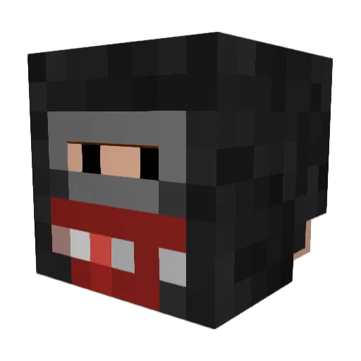 DonnyTheDealer0 Minecraft avatar head, 3D render