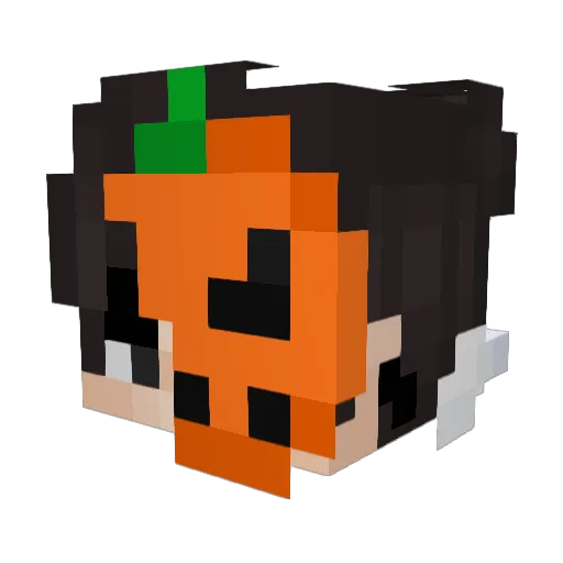Donny_db Minecraft avatar head, 3D render