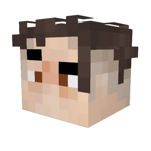 Donon_ Minecraft avatar head, 3D render